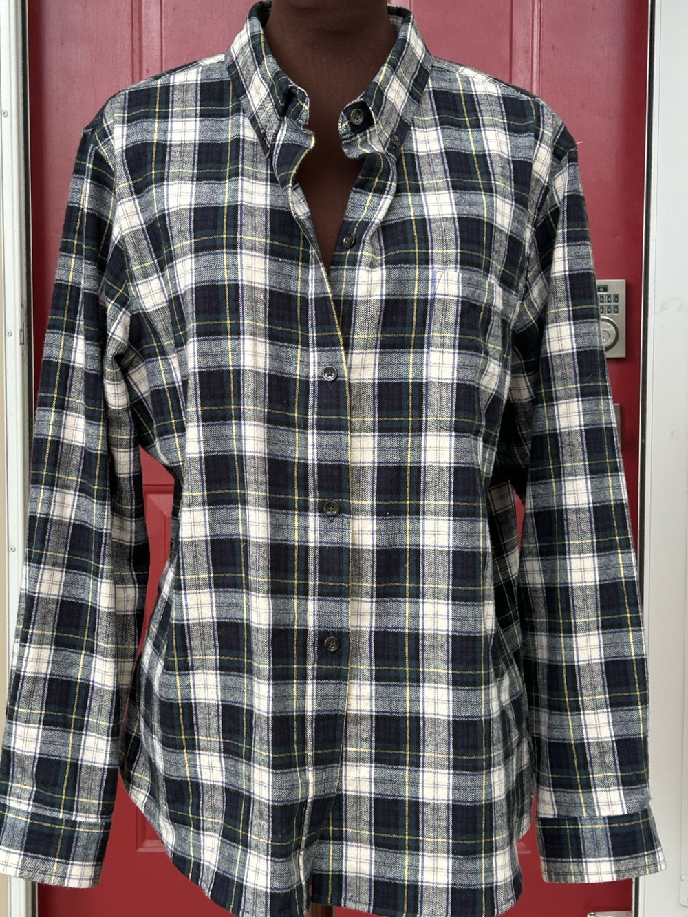 LL BEAN sXL Scotch Plaid Men’s Flannel Shirt-incredibly SOFT & looks NEW!